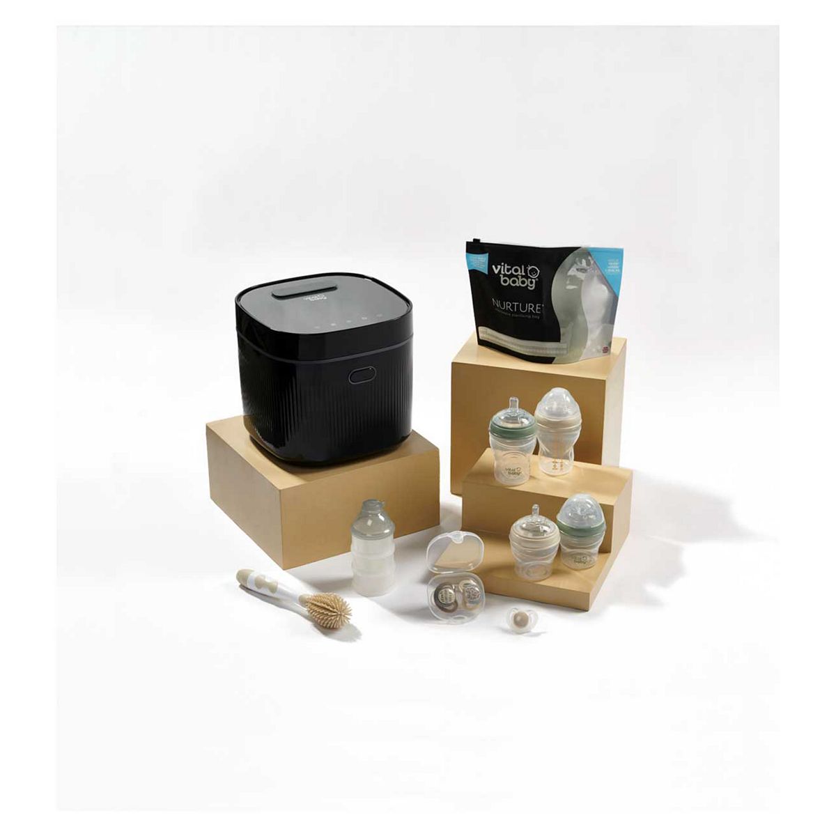Vital Baby Nurture Sterilising Set Onyx Black