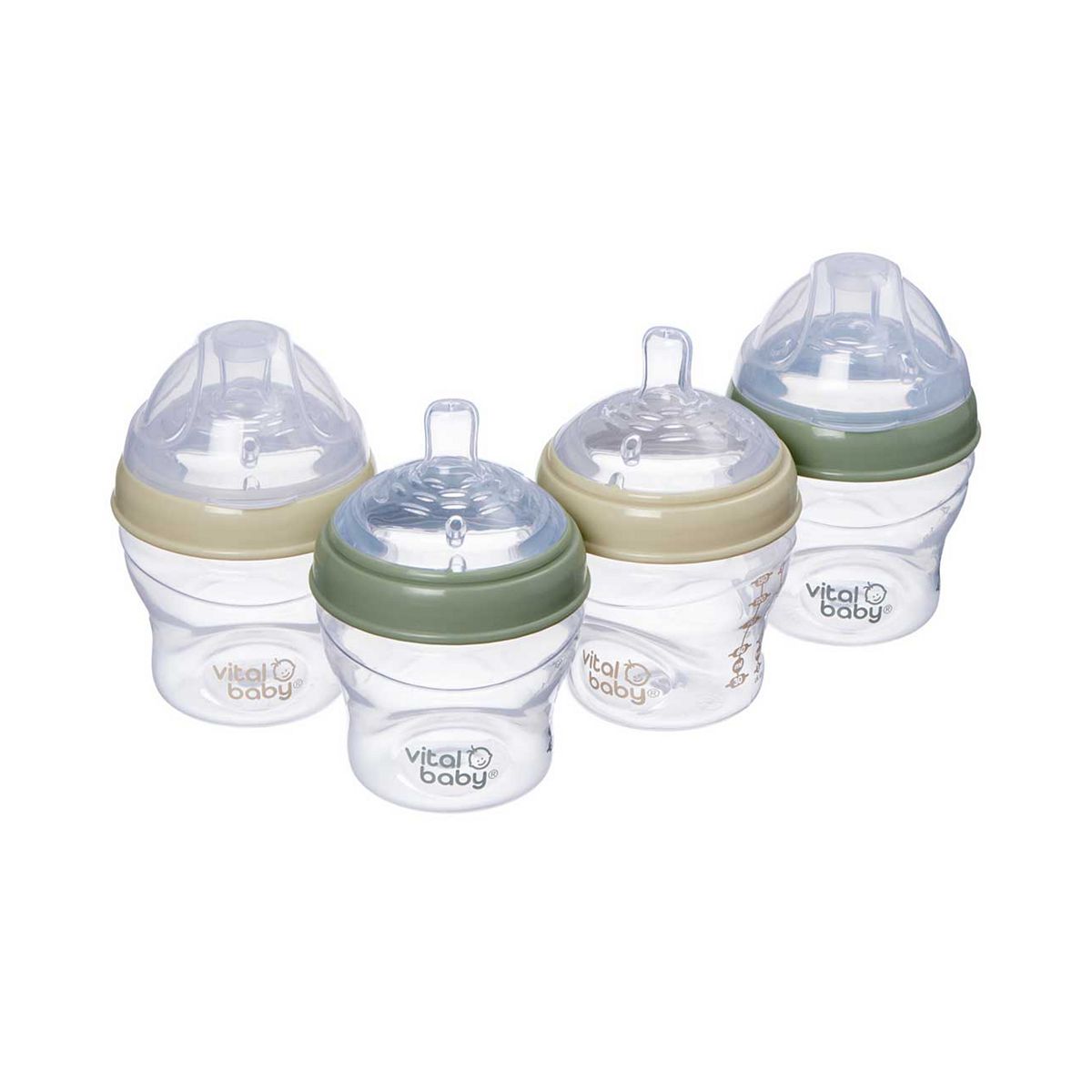 Vital Baby Nurture Breast Like Bottle 150Ml 4 Pack