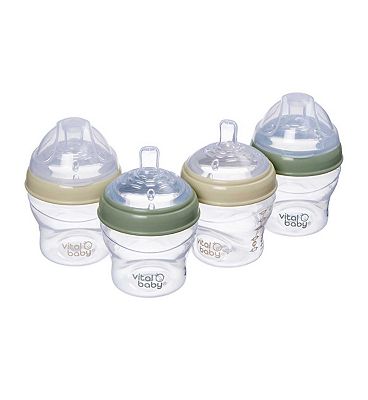Vital Baby Nurture Breast Like Bottle 150ml 4pk