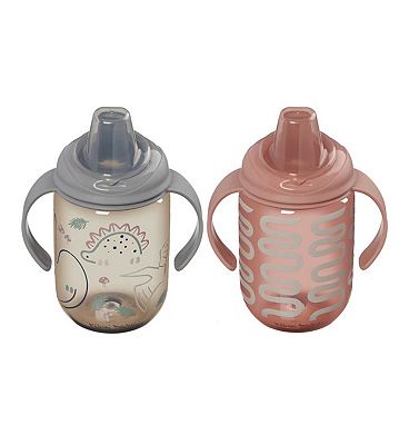 Vital Baby Hydrate Easy Sipper 350ml - Natural 2pk Mixed