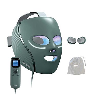 Shark Cryoglow Under-Eye Cooling & Led Anti-Ageing & Blemish Repair Mask - Sage Green Fw312Uksg