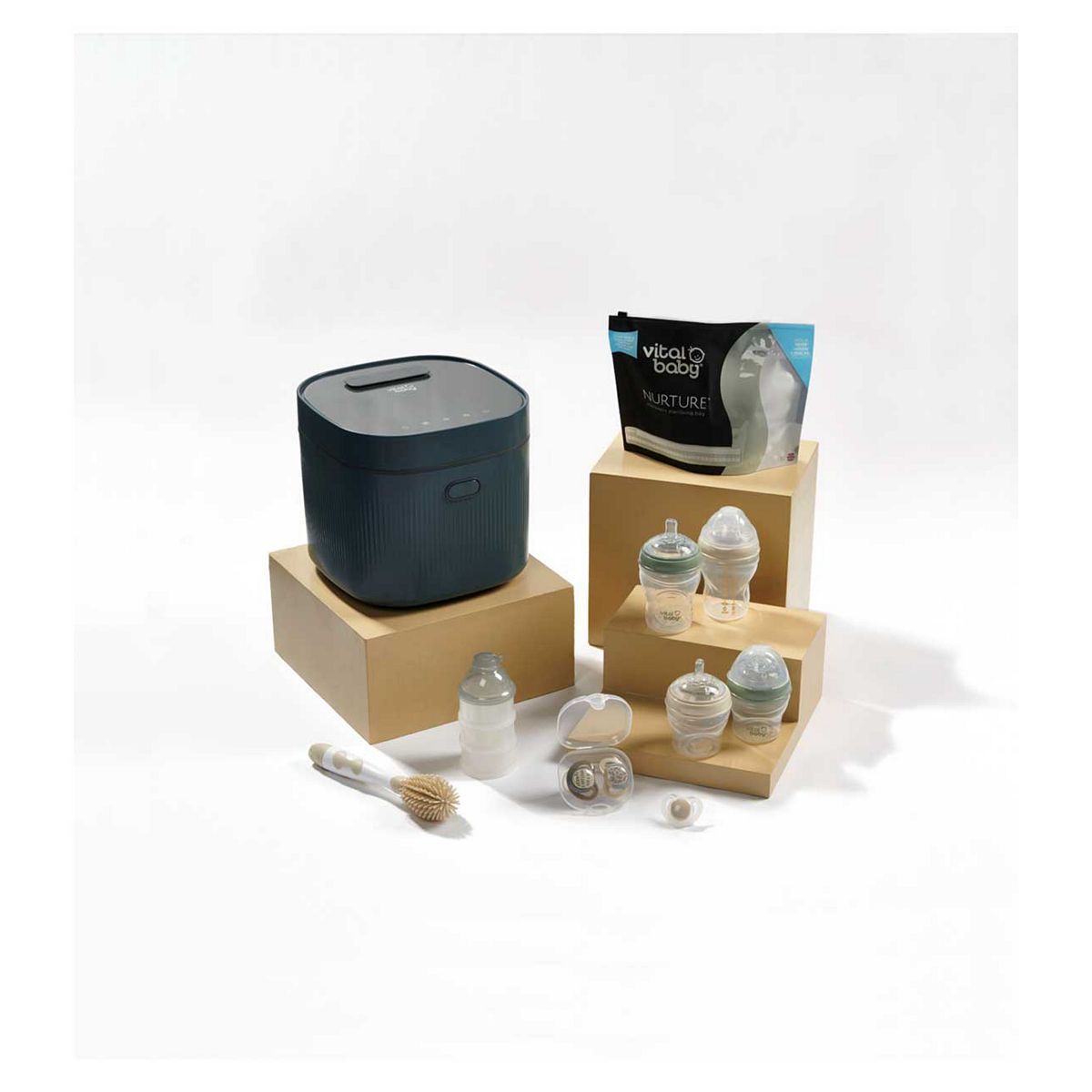 Vital Baby Nurture Sterilising Set Smoky Blue