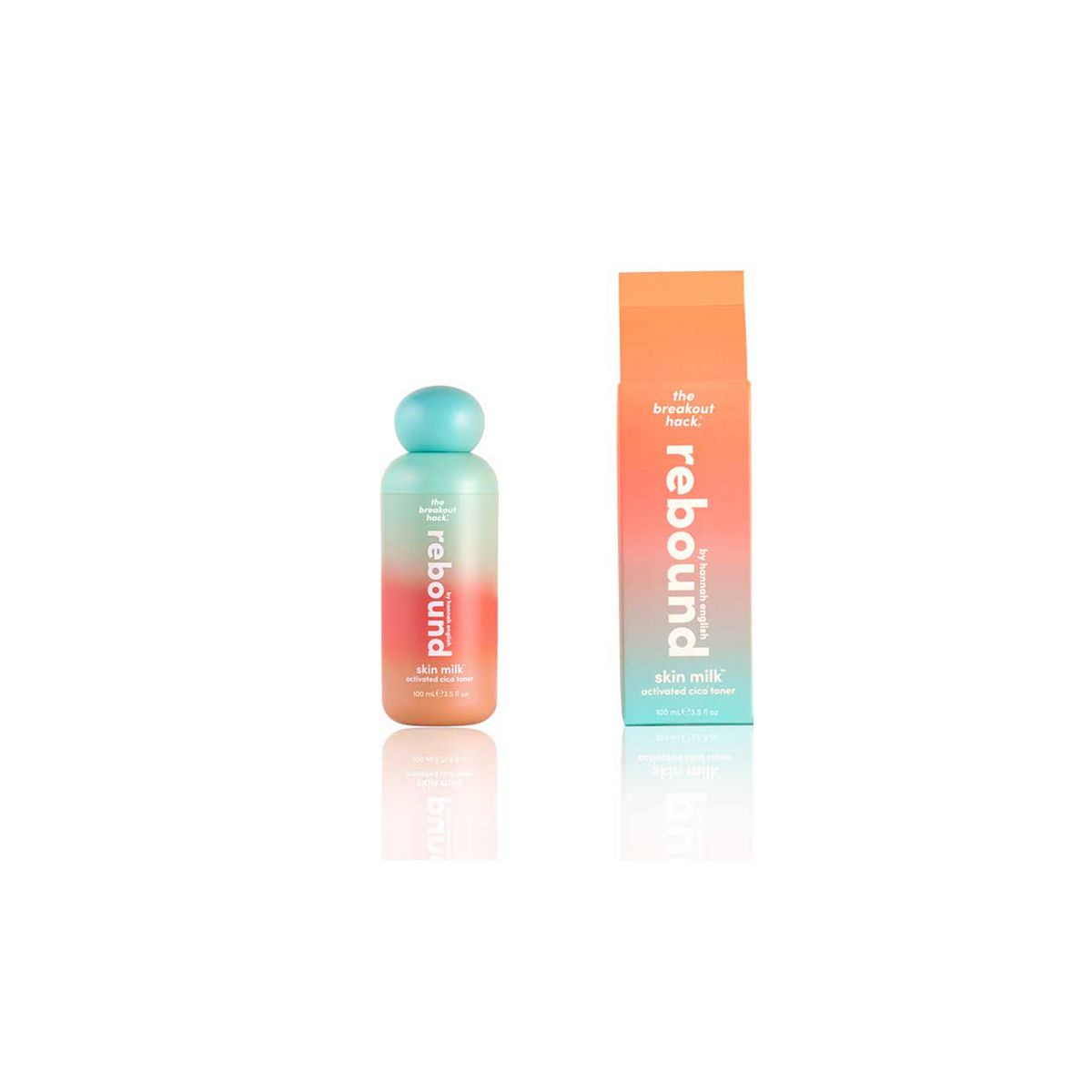 the breakout hack Rebound Skin Milk Activated Cica Toner 100ml
