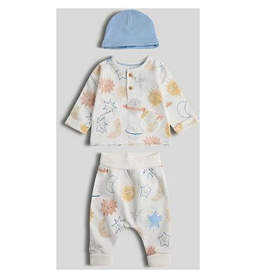 Space 3-Piece Outfit 1-3 Months