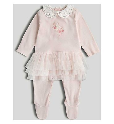 Pink Tutu All-in-One 1-3 Months