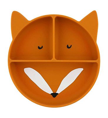 Trixie Silicone Divded Suction Plate Mr Fox