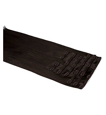 Beauty Works X Huda Barely There Clip Ins 18 Inch Arabia Doll