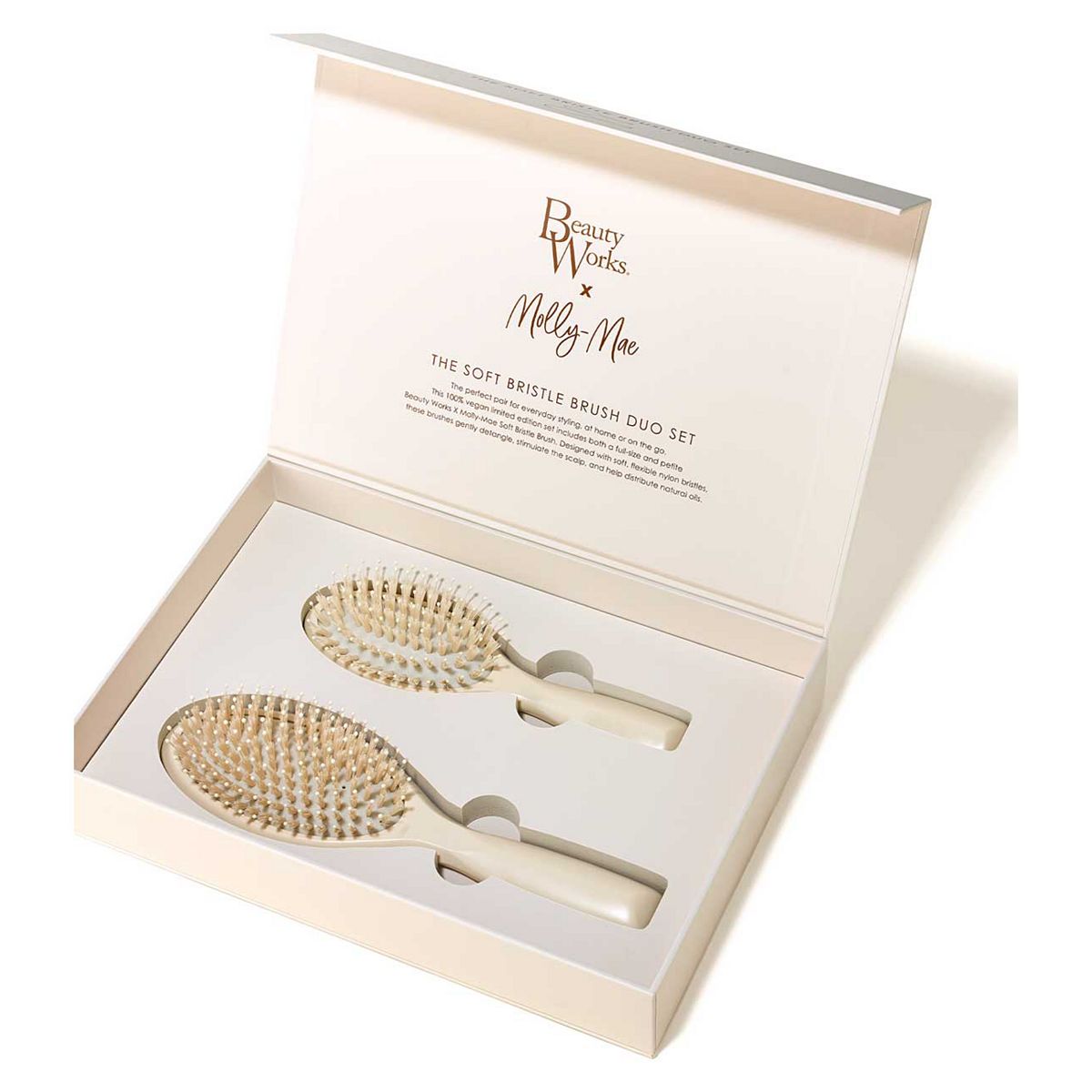 Beauty Works X Molly-Mae Soft Bristle Brush Duo Set
