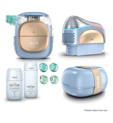 Shark FacialPro Glow + Depuffi At Home Facial - Spa Blue FH320UK