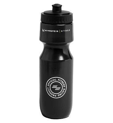 Click to view product details and reviews for Myprotein X Hyrox 650ml Sports Water Bottle Black.