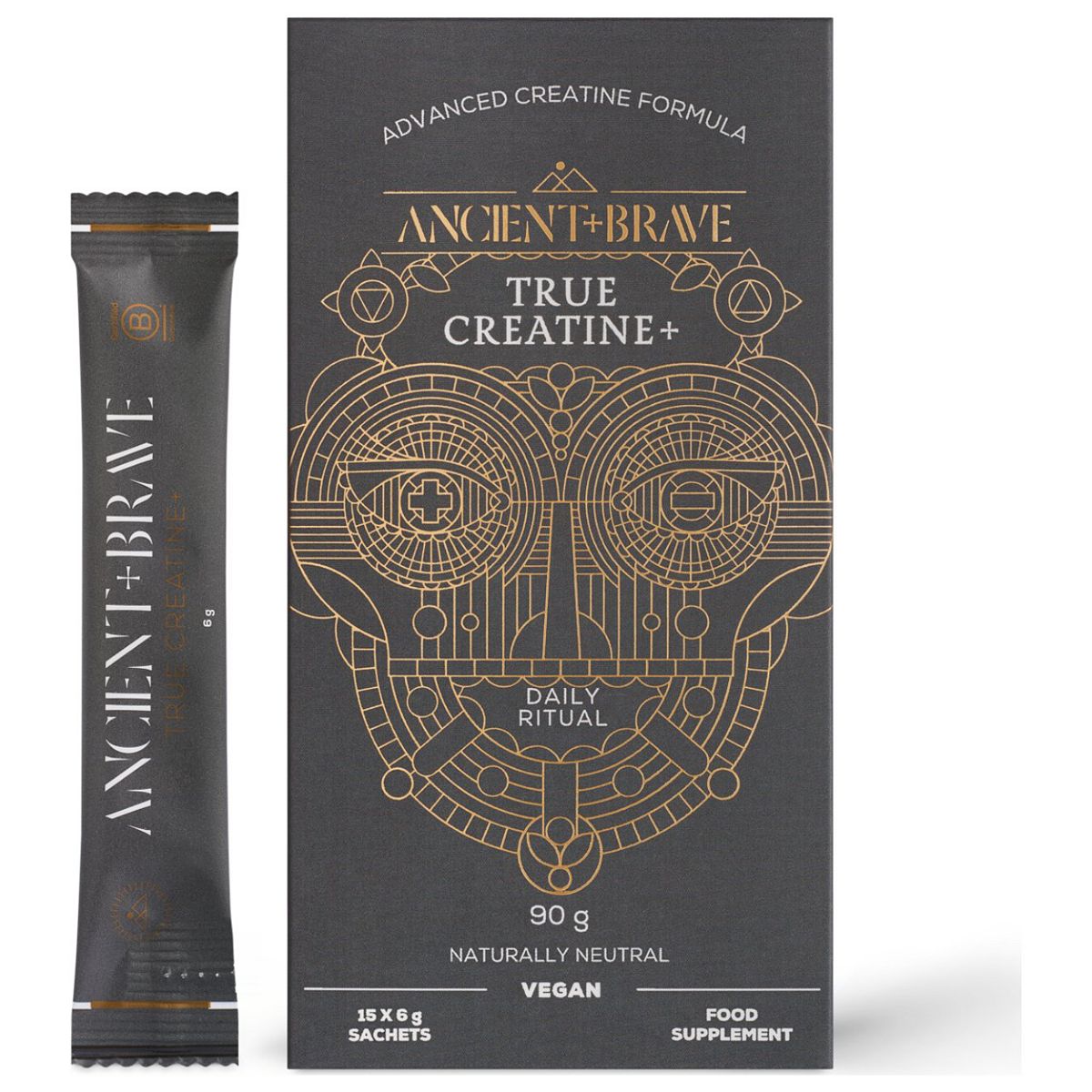 Ancient & Brave Ancient + Brave True Creatine Powder Sachets 15 X 6G