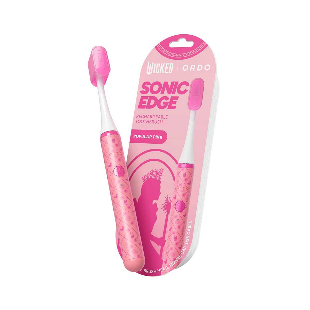 Ordo Sonic Edge Rechargeable Toothbrush Wicked Popular Pink