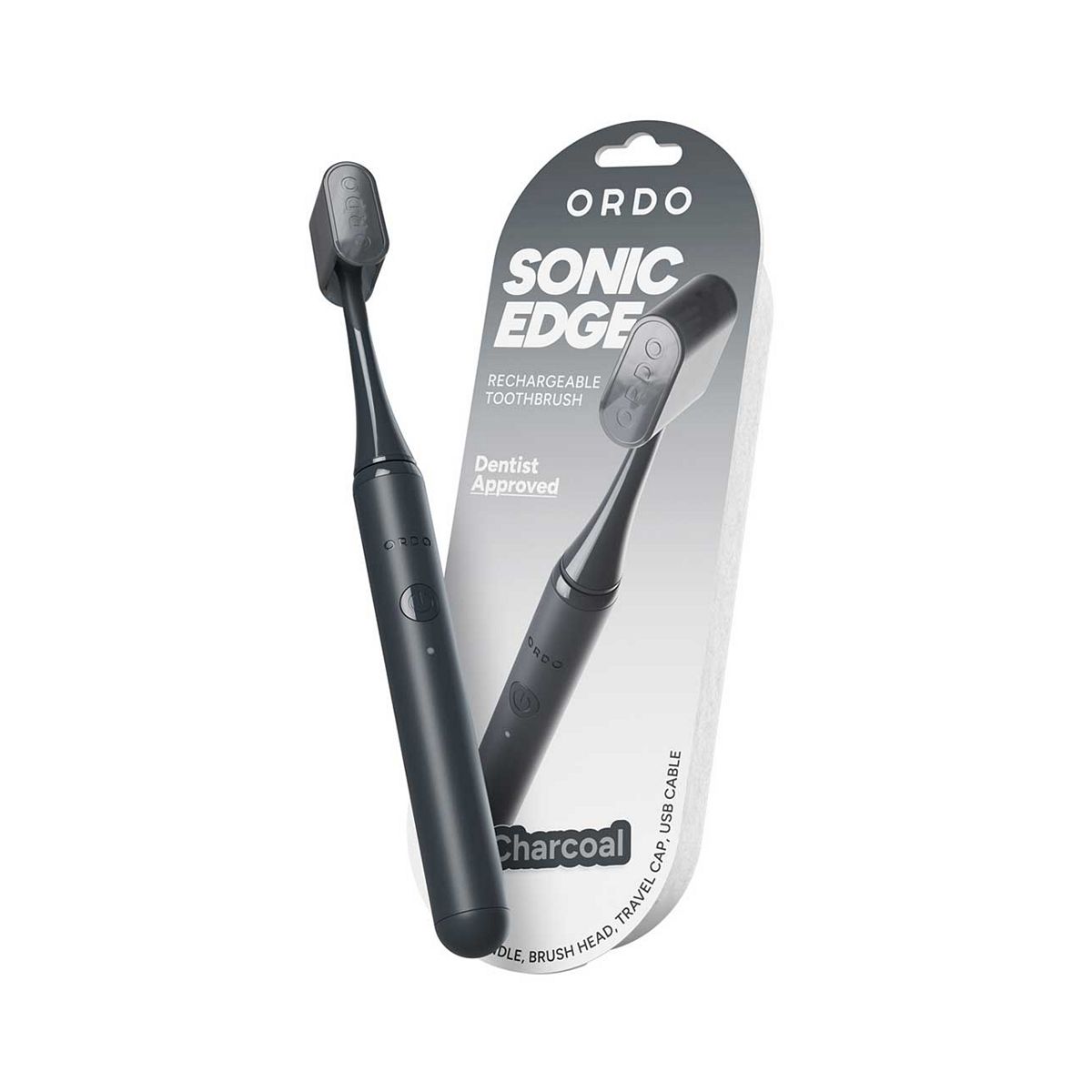 Ordo Sonic Edge Rechargeable Toothbrush Charcoal