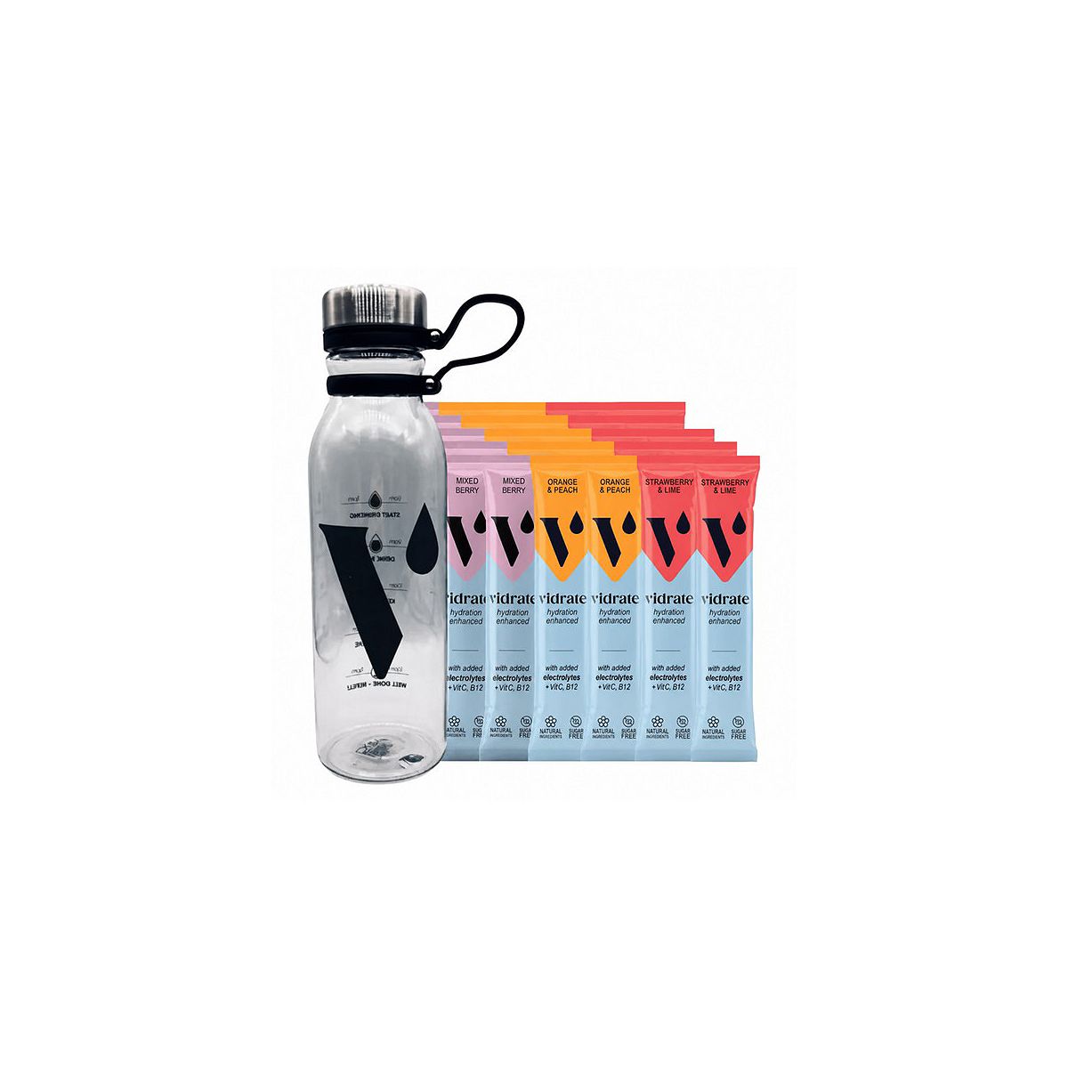 Vidrate Natural Electrolyte Hydration Starter Pack