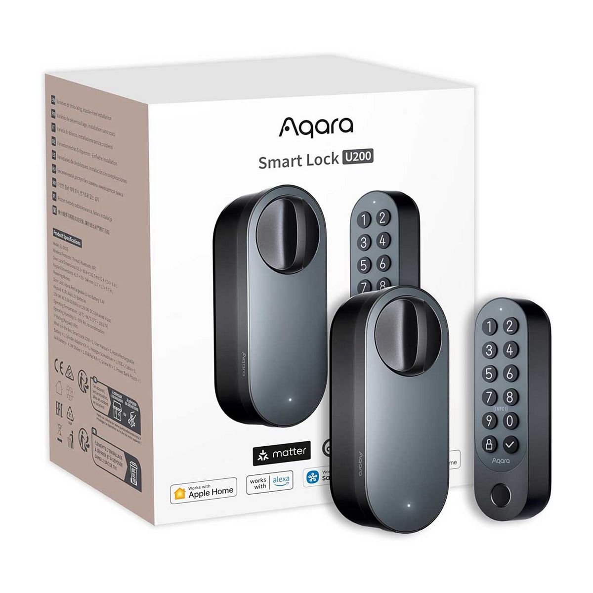 Aqara Smart Door Lock U200 - Black