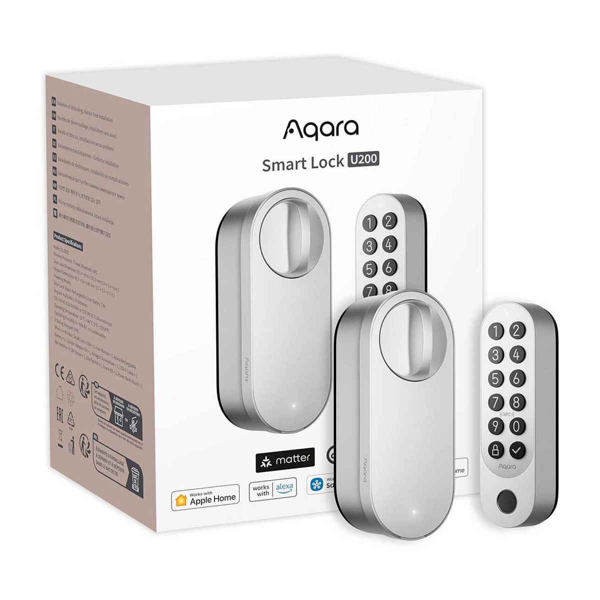 Aqara Smart Door Lock U200 - Silver