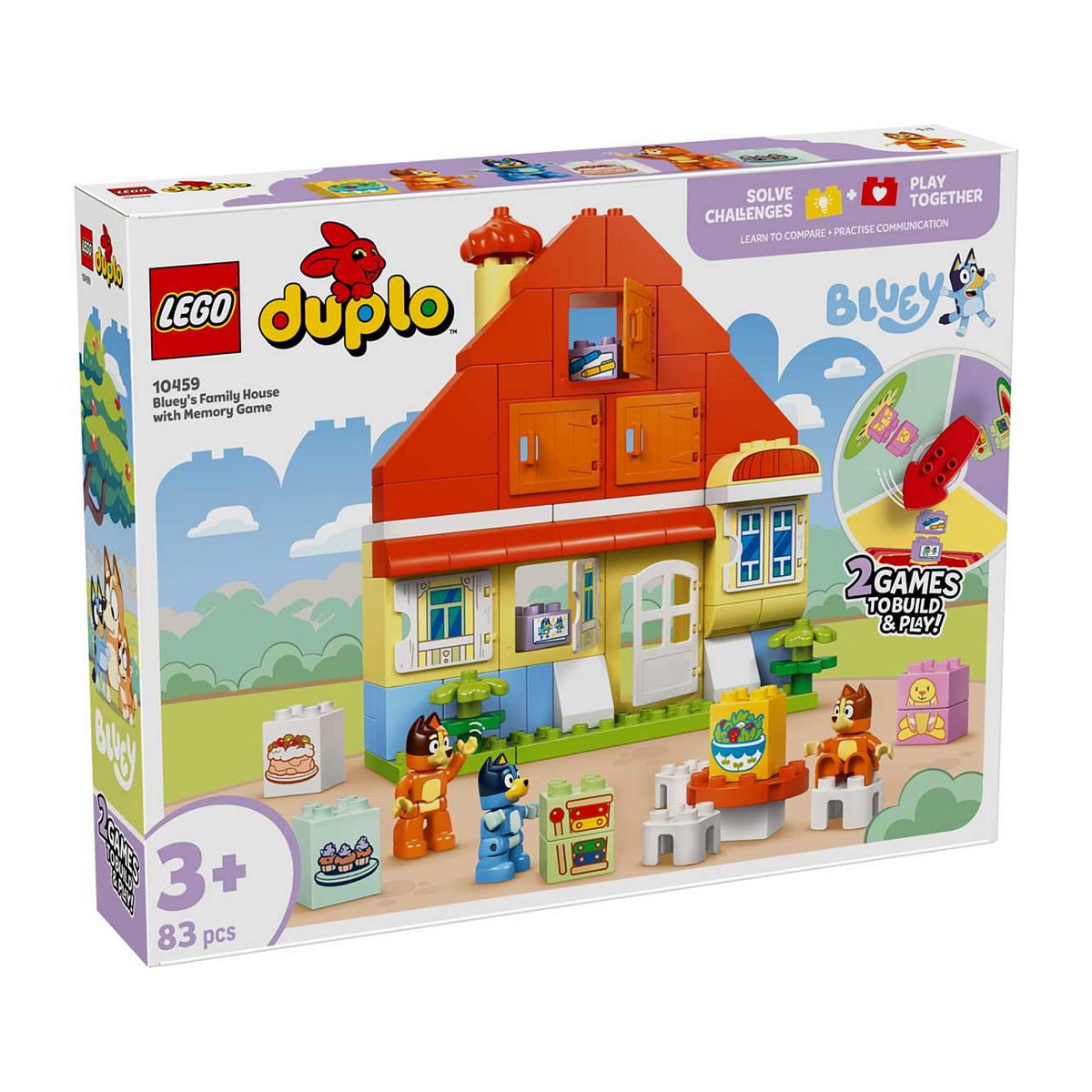 Lego Duplo Bluey Bluey's Family House With Memory Game