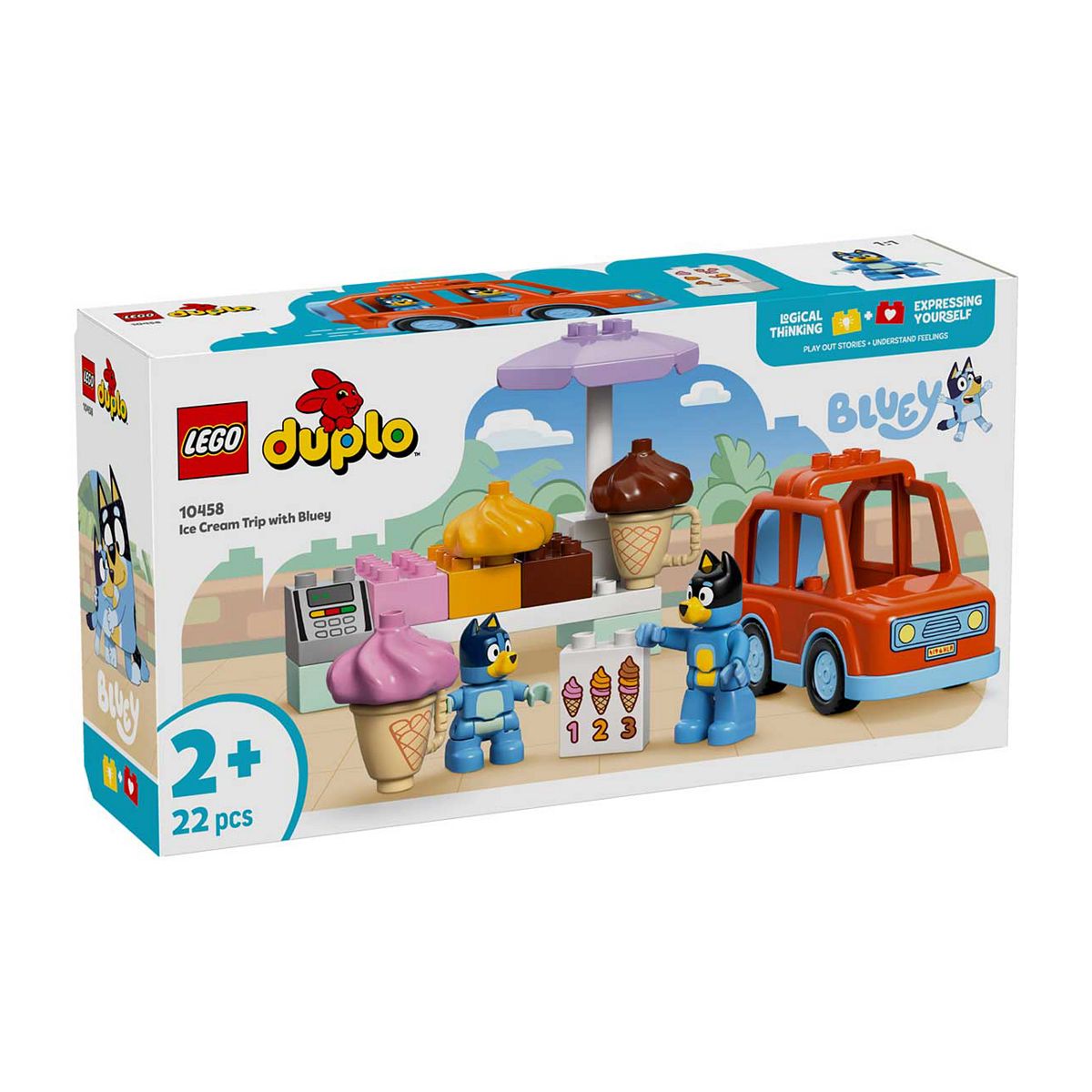 Lego Duplo Bluey Ice Cream Trip With