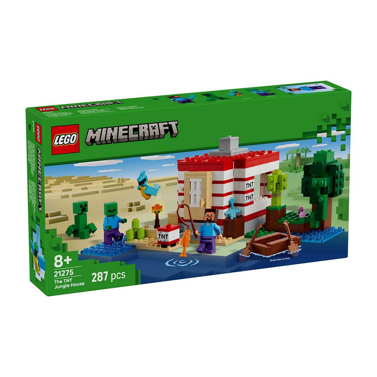 Lego Minecraft The Tnt Jungle House