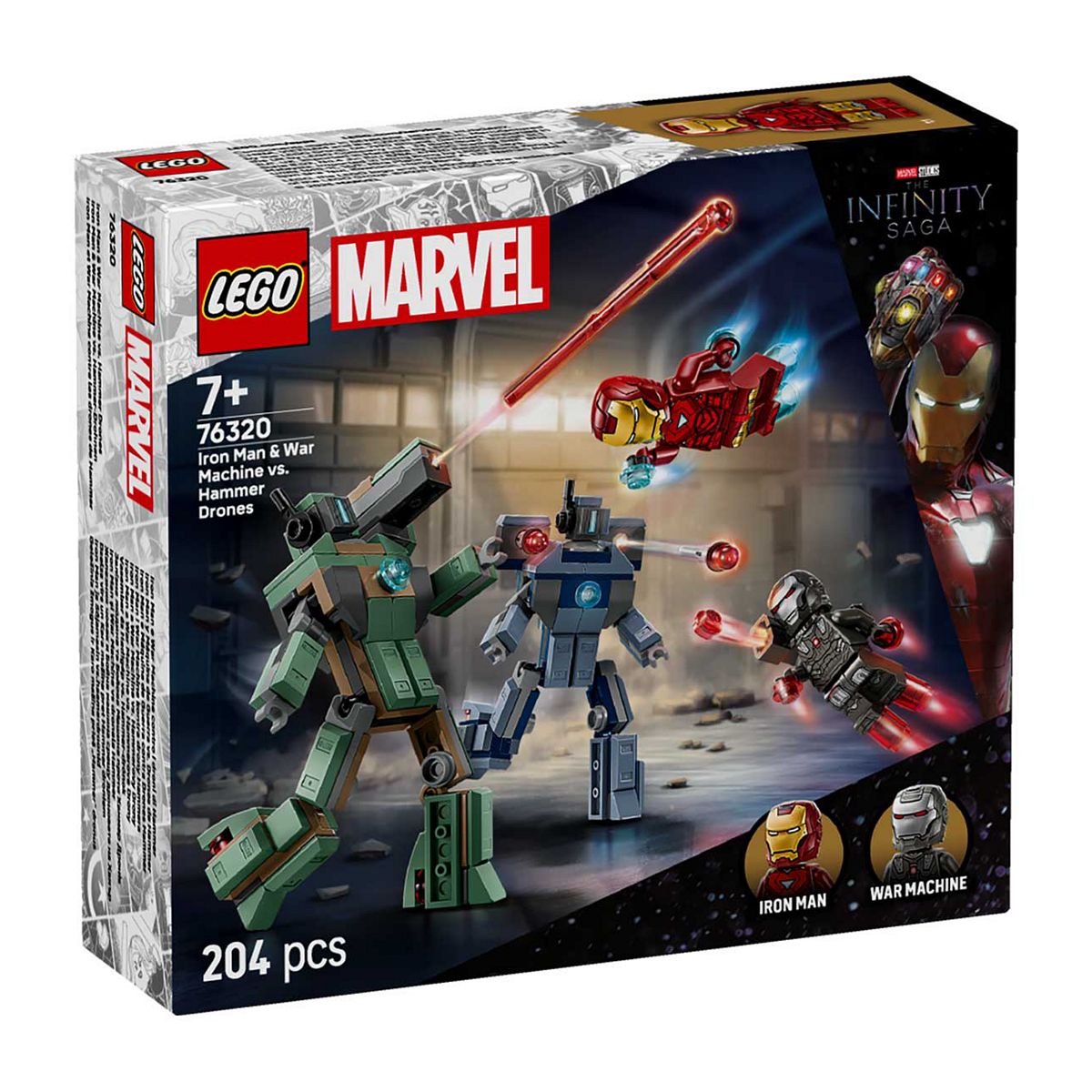 Lego Super Heroes Marvel Iron Man & War Machine Vs. Hammer Drones