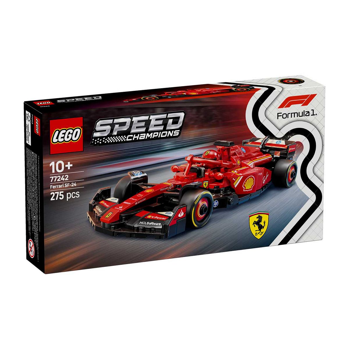 Lego Speed Champions Ferrari Sf-24 F1 Race Car