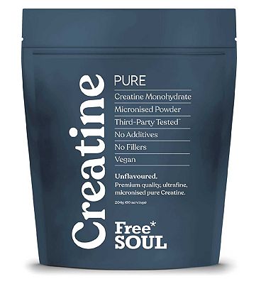 Click to view product details and reviews for Free Soul Creatine Monohydrate Powder 204g.