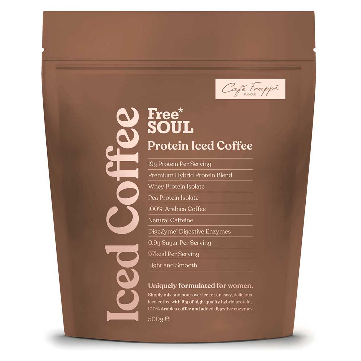 Free Soul Protein Iced Coffee Frappe 500G