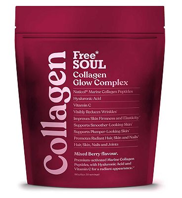 Click to view product details and reviews for Free Soul Marine Collagen Powder Berry 180g.