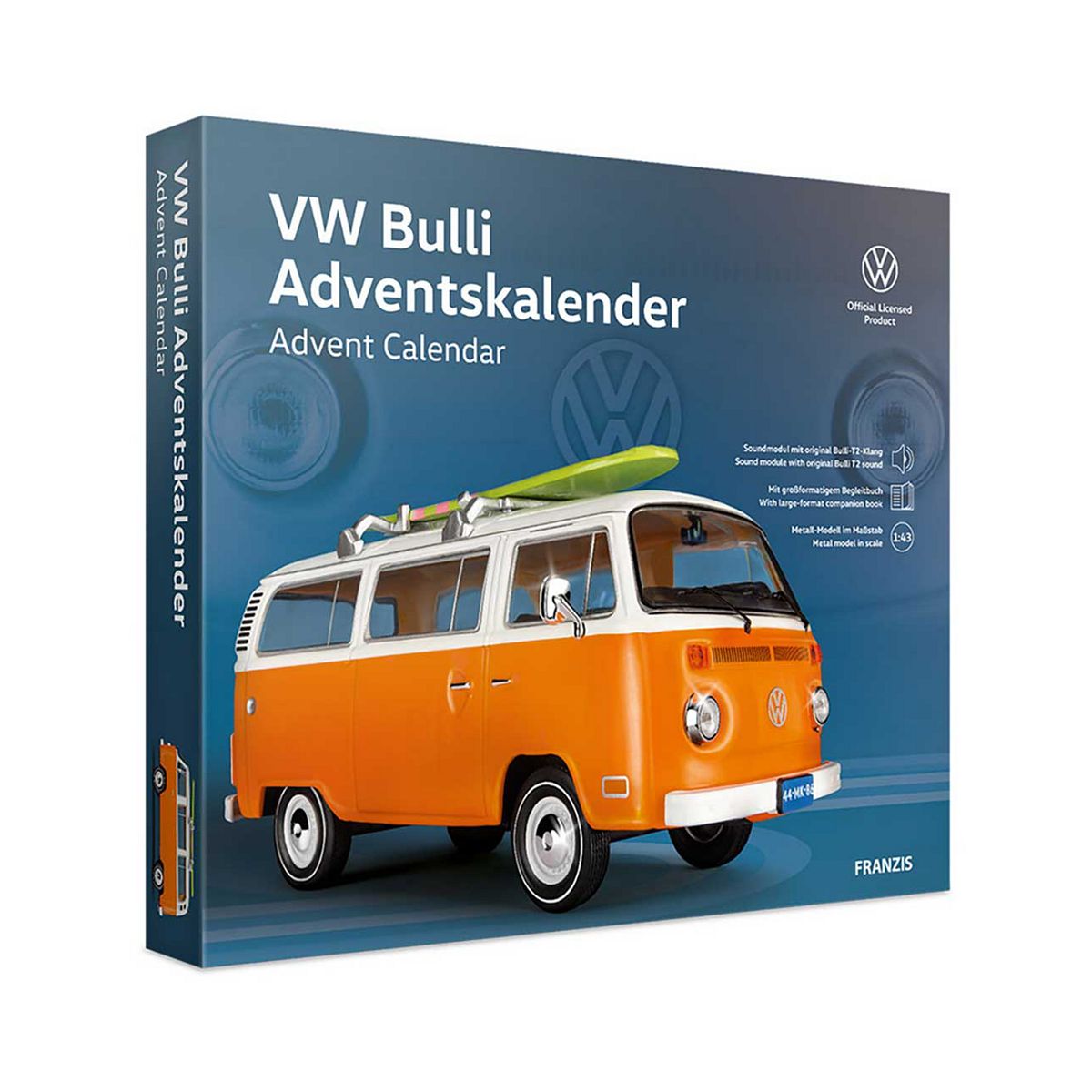 The Source Franzis Vw Bulli Surf Advent Calendar
