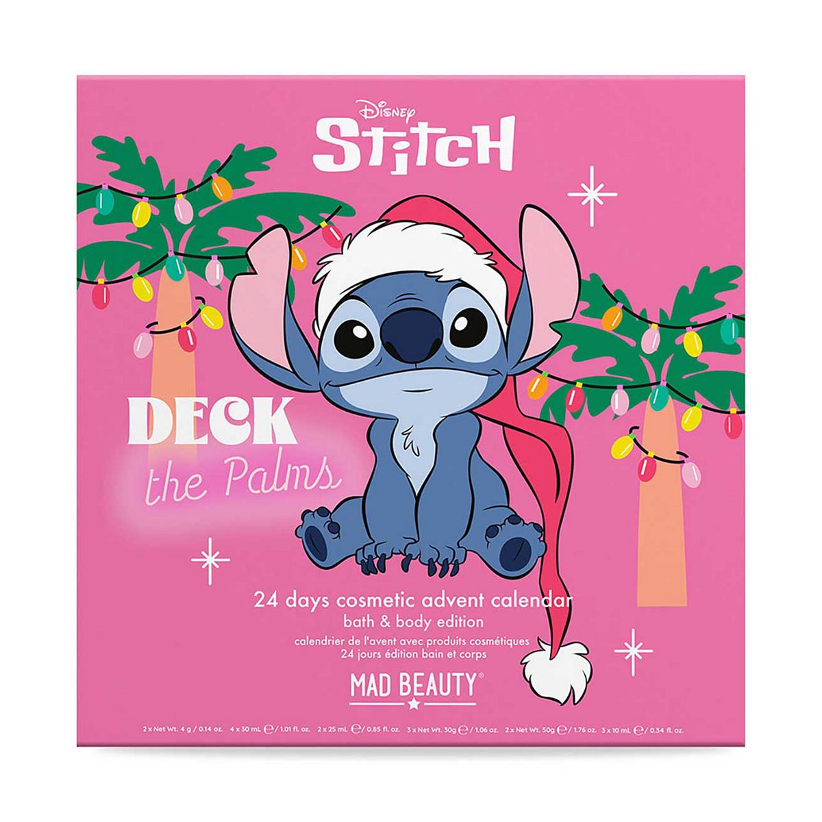 The Source Mad Beauty Disney Stitch 24 Days Cosmetic Advent Calendar