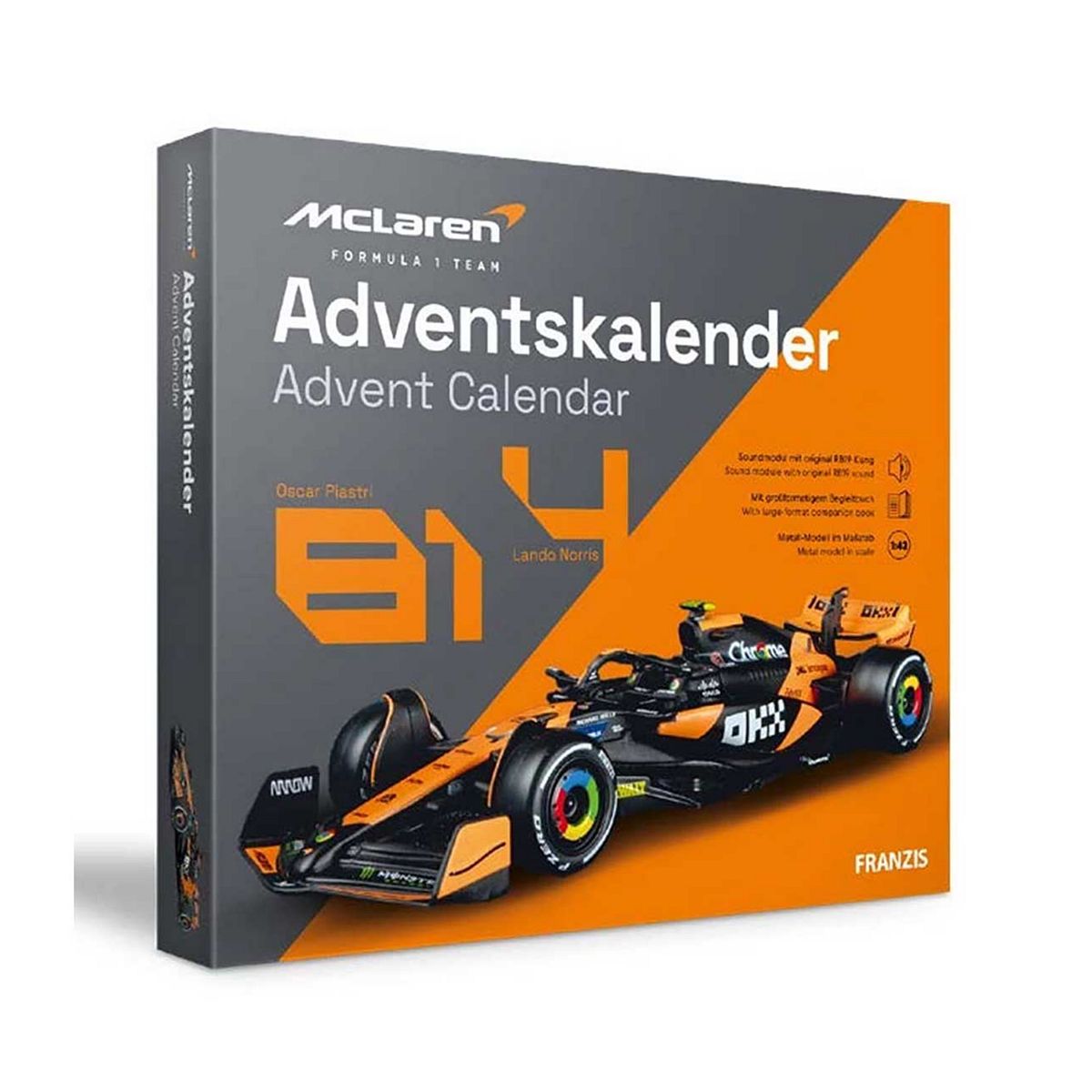 The Source Franzis Mclaren 24 Days Racing Advent Calendar