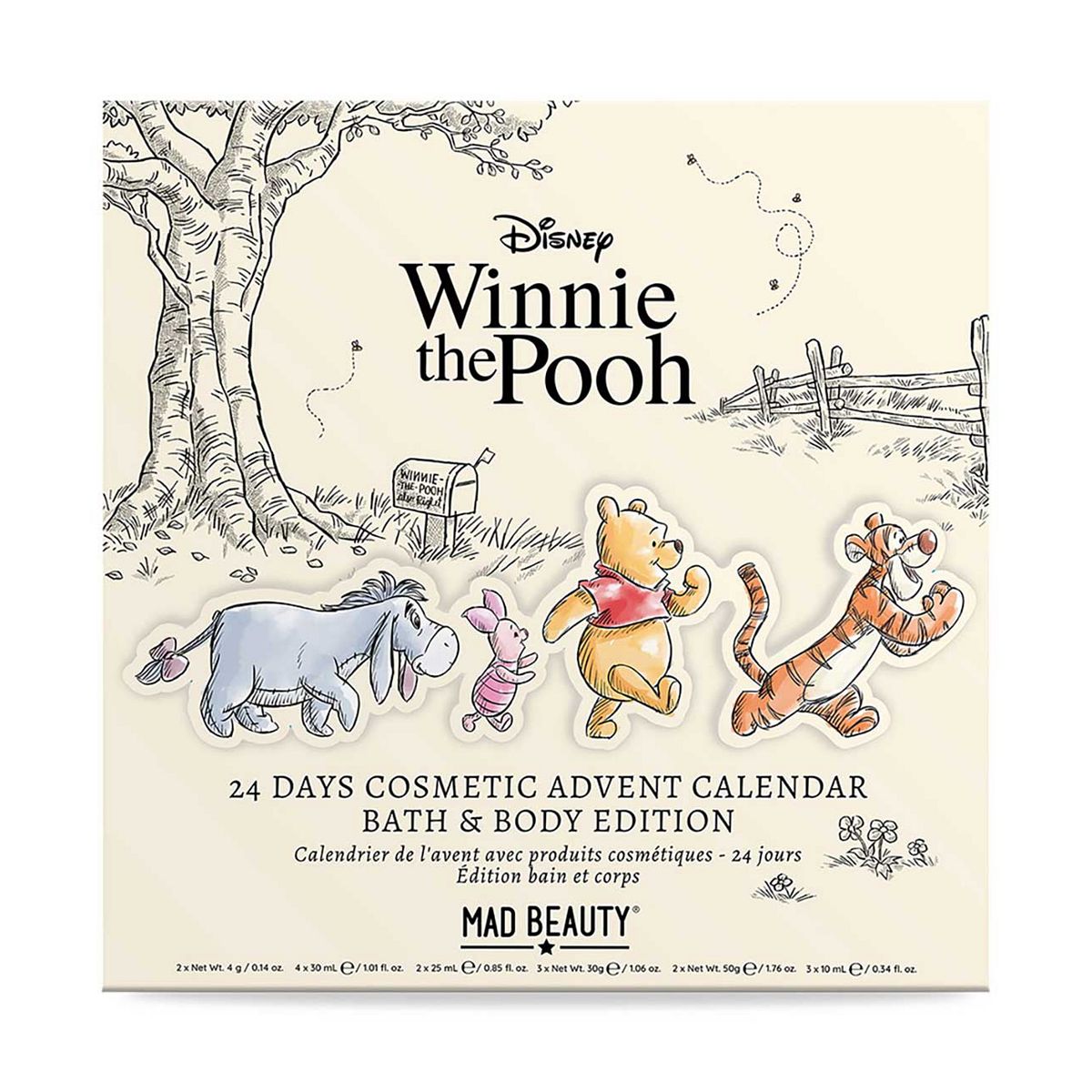 The Source Mad Beauty Winnie The Pooh Festive 24 Days Advent Calendar