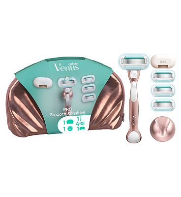 Gillette Venus Razor Blades, PRO Smooth Sensitive 5 Blade Women’s Razor Blades X3 (4)