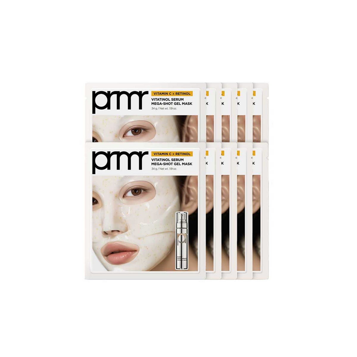 PRMR Vitatinol Serum Mega Shot Gel Mask 34G 10S