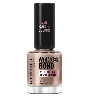 Rimmel Wonder'Bond Care + Colour Nail Polish - Boots