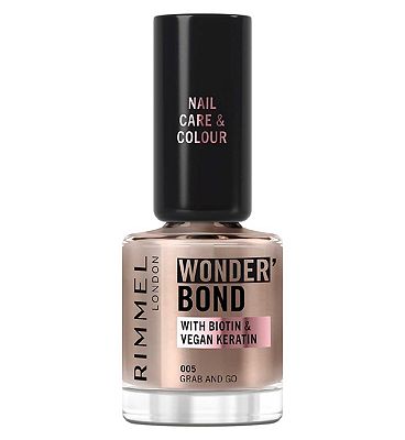 Rimmel Wonder'Bond Care + Colour Nail Polish 005 Grab And Go
