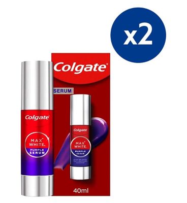 Colgate Max White Purple Serum Duo Bundle - Boots