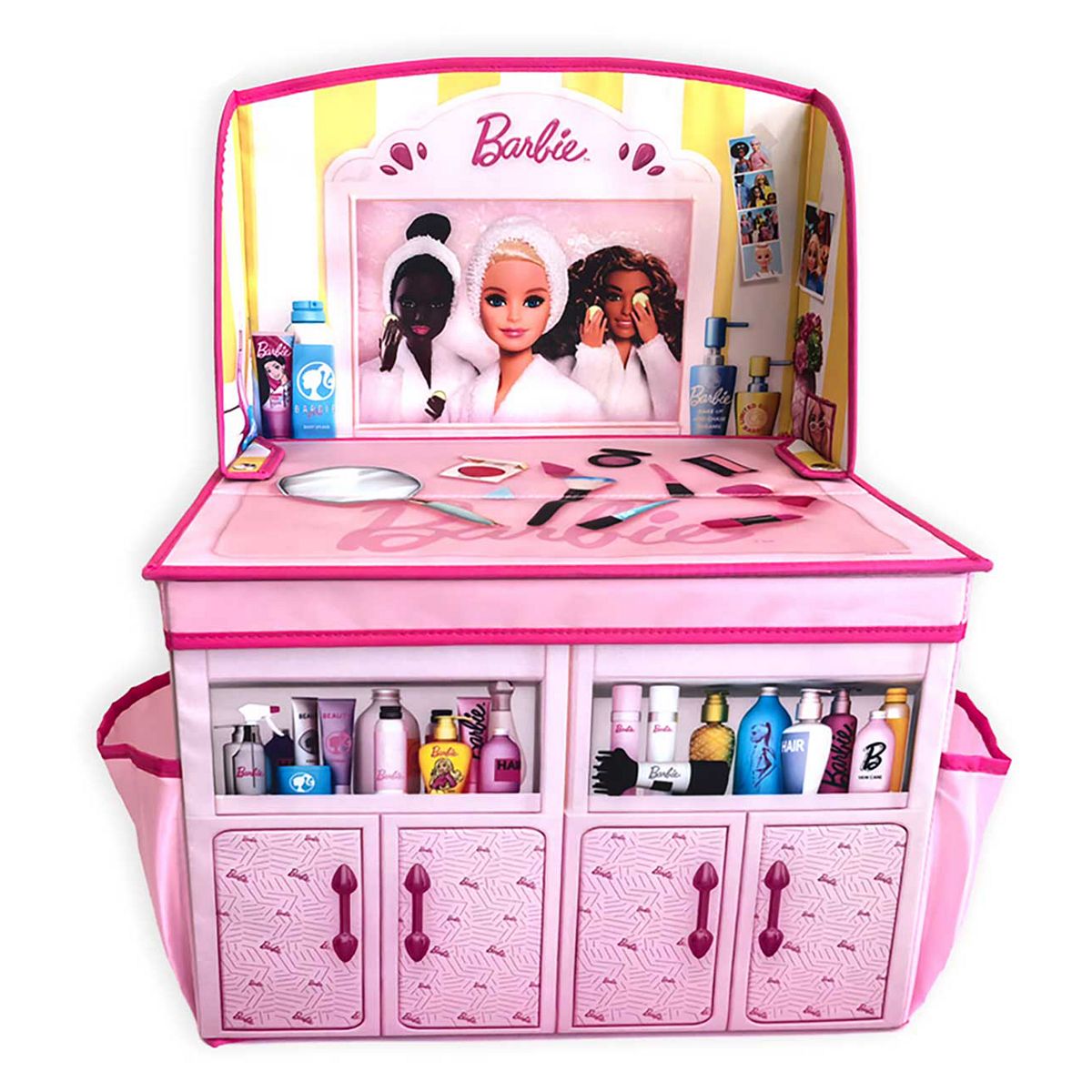 Barbie 2 In 1 Foldable Role Play Vanity Storage