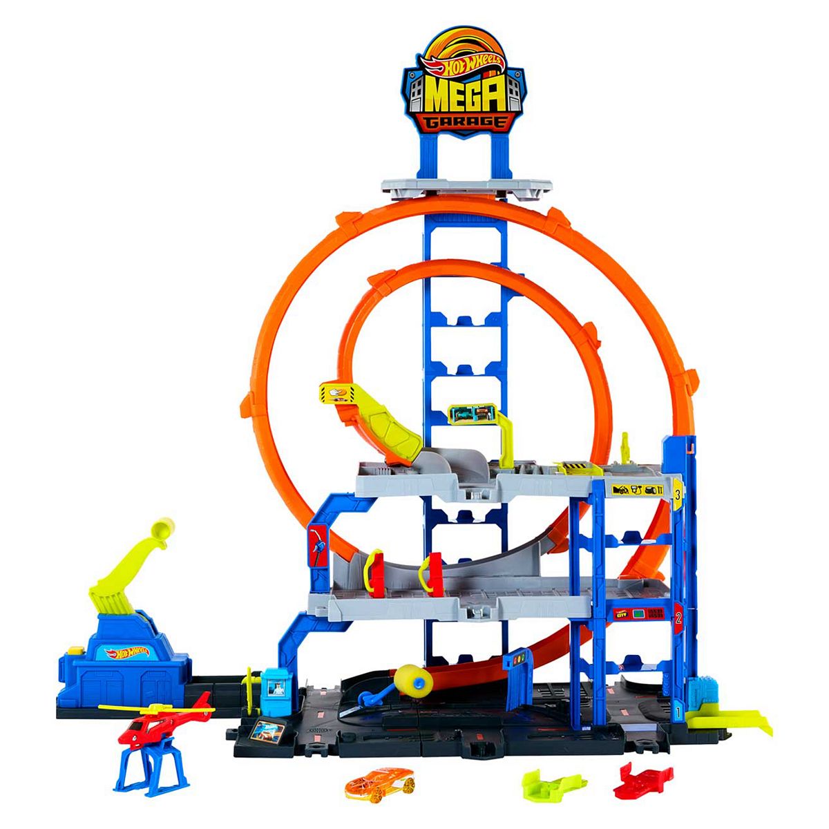 Hot Wheels Mattle City Mega Loop Garage