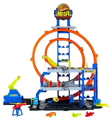 Mattle Hot Wheels City Mega Loop Garage