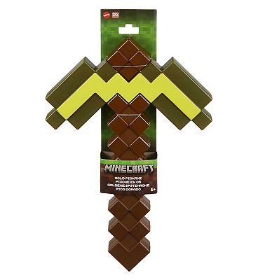 Mattel Minecraft Gold Pickaxe