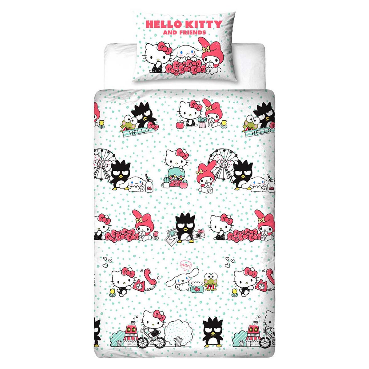 Hello Kitty Rare Single Duvet Bedding Set