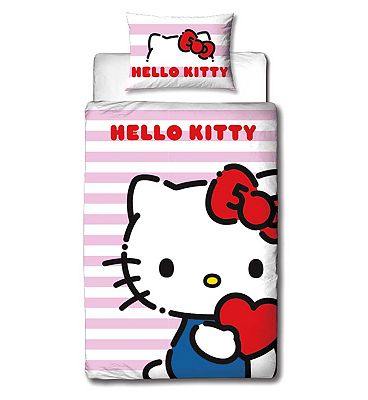 Hello Kitty Single Duvet Set