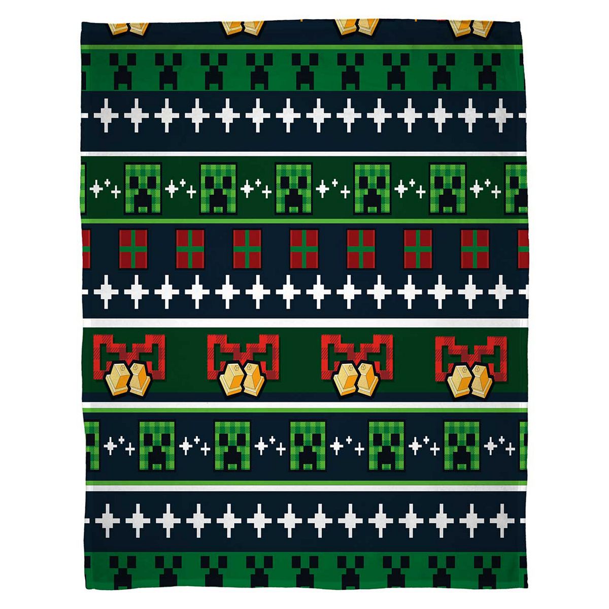 Minecraft Bells Sherpa Fleece Blanket