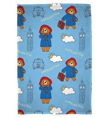 Paddington Skyline Fleece Blanket
