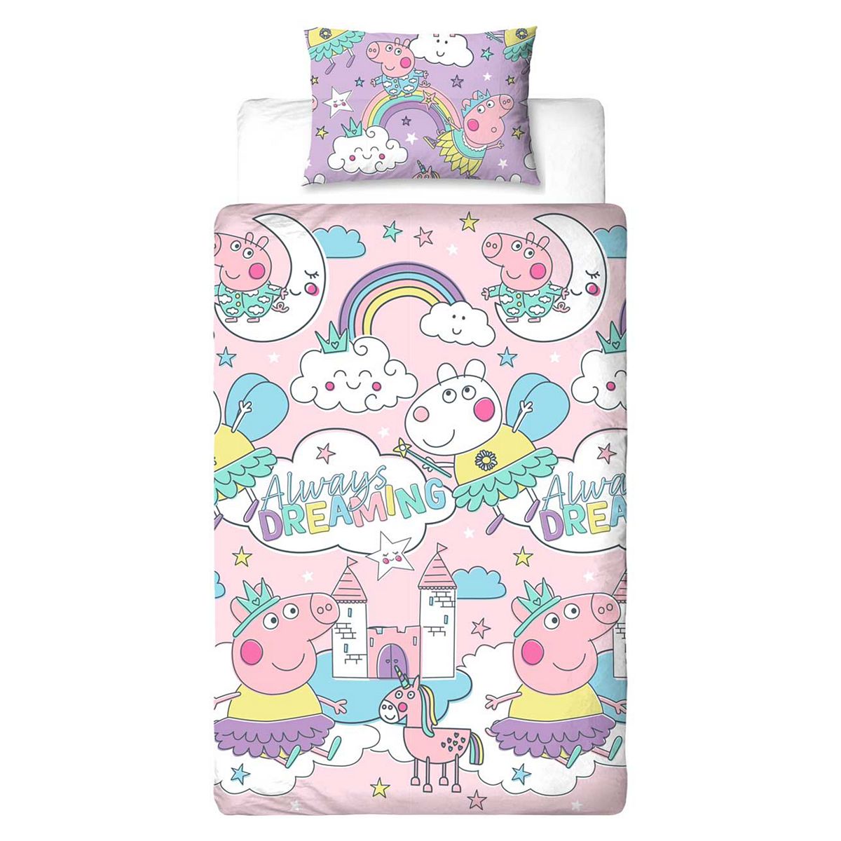 Peppa Pig Peppa Bedtime Single Duvet Bedding Set