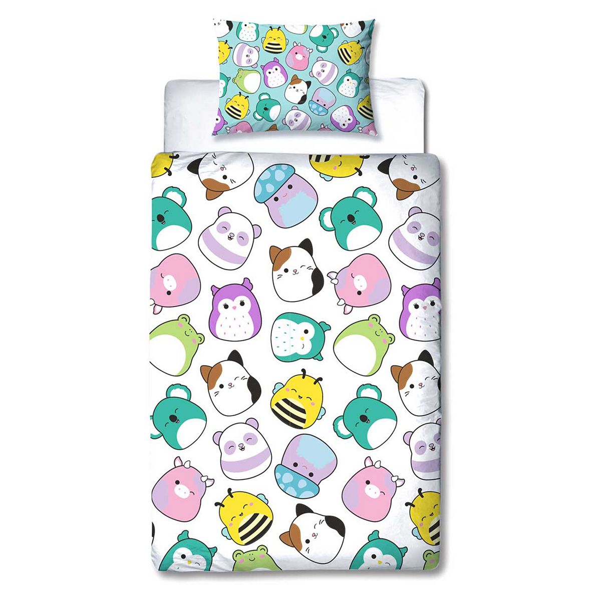 Squishmallows Happy Single Duvet Bedding Set