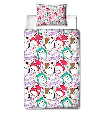 Squishmallows Single Coverless Duvet Bedding Set