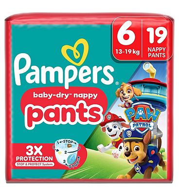 Pampers Baby-Dry Size 7, 17 Nappies, 15Kg+ (27)