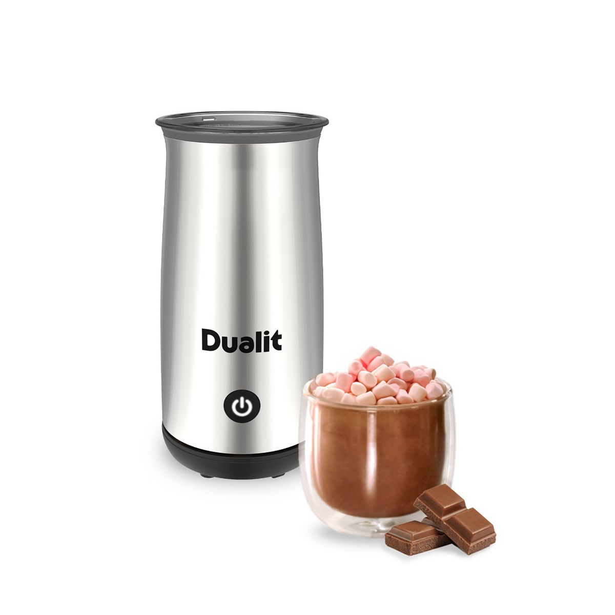 Dualit Milk Frother & Hot Chocolate Maker Chrome